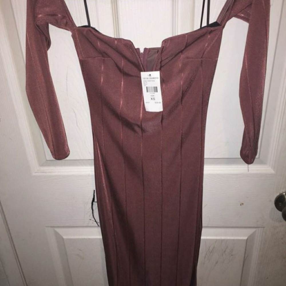 Muave carpet dress
